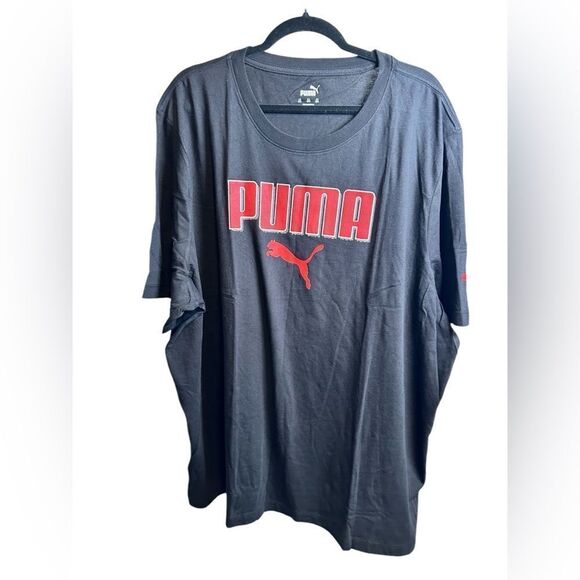 NWT PUMA Unisex Black Short Sleeve Graphic Logo Tee Shirt - Size 3XL - Picture 3 of 5
